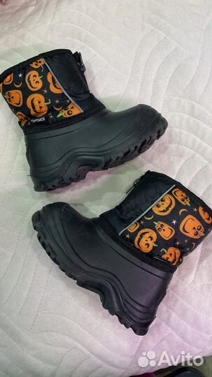 Утеплинные резиновые сапожки