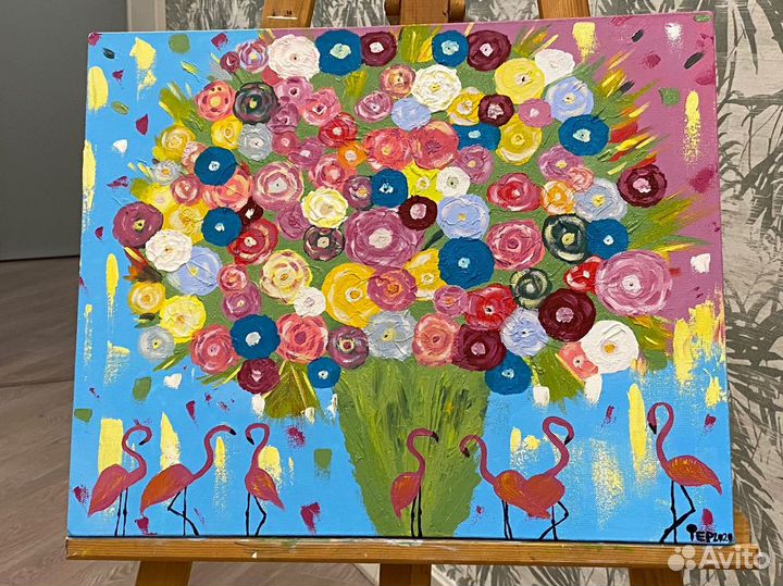 Картина цветы