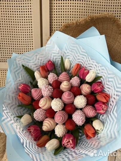 Клубника в шоколаде / сладкий букет на праздник