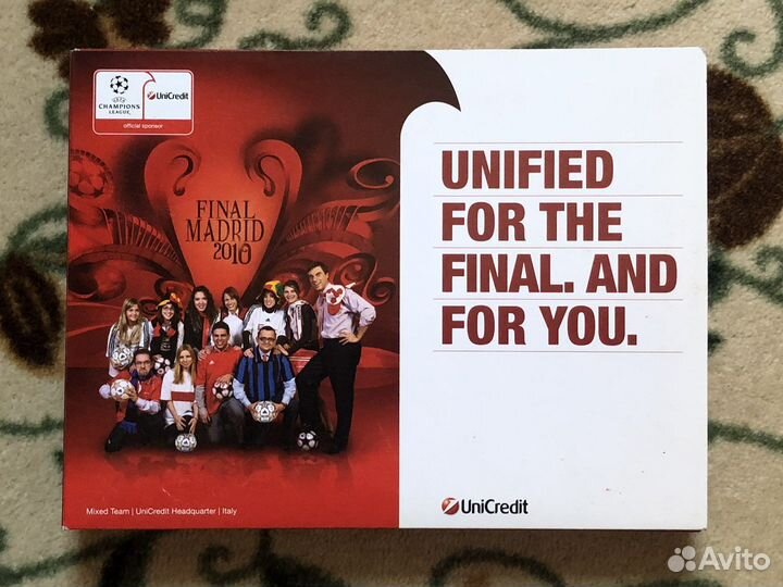Final Madrid 2010 Champions League набор к Финалу