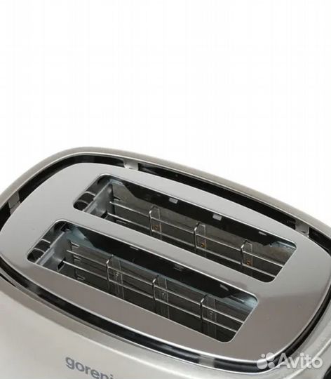 Тостер Gorenje T1000E, серебристый, черный