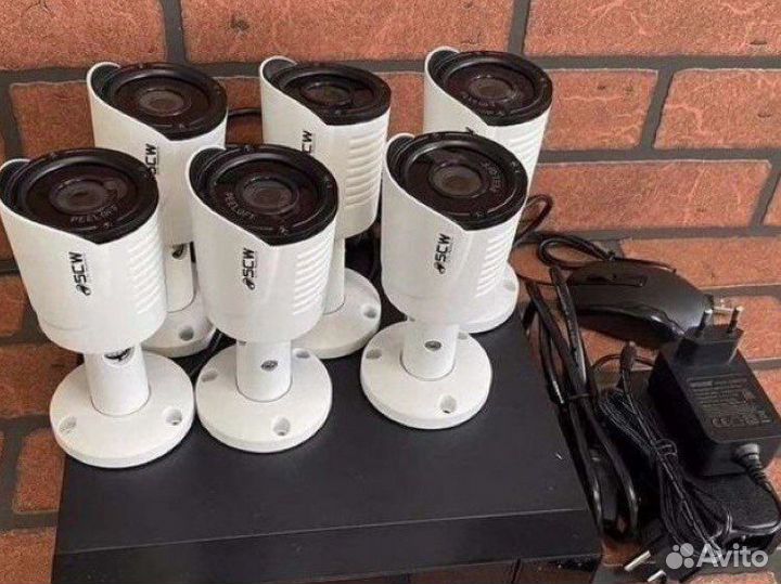 Набор видеонаблюдения с установкой