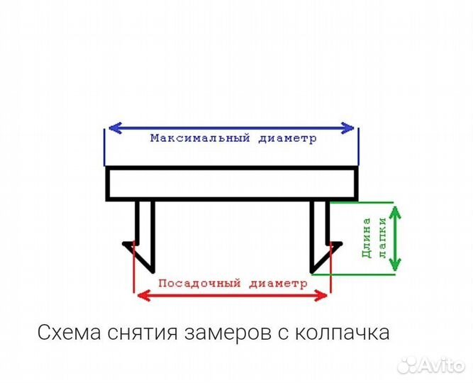 Колпачки на литые диски LADA ваз