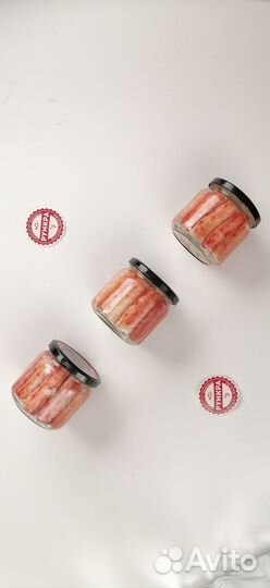 Фаланга камчатского краба стекле 350гр