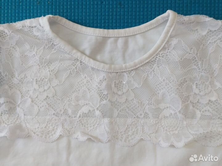 Блузка белая школьная