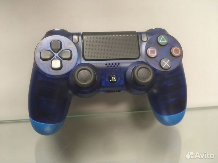 PS4 Геймпад Реплика Прозрачный Синий CUH-ZCT2E sn7