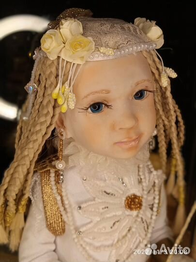 Ангелина - коллекционная кукла ручной работы