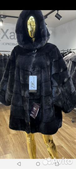 Новая дизайнерская Норковая шуба 48-58 Daniel furs