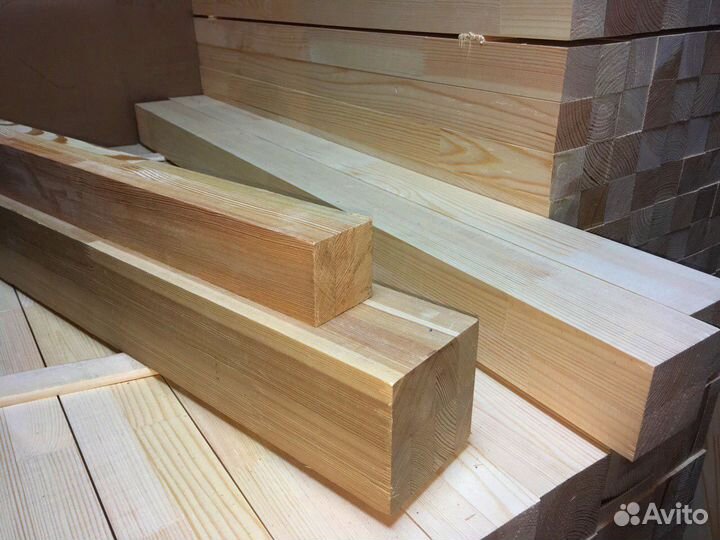 Брус для стоительства, лиственница, 100х150мм