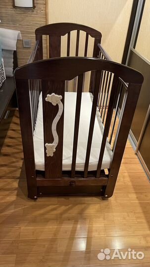 Детская кроватка Люлька Можга Красная звезда Агата