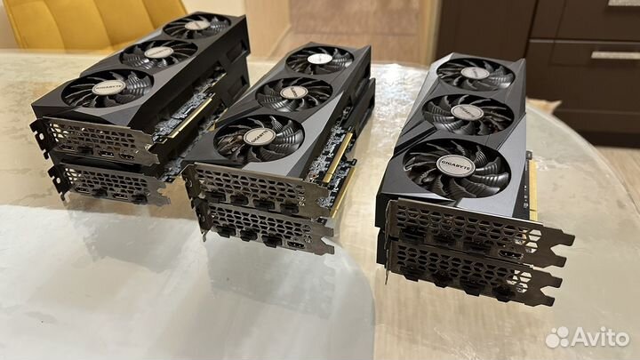 Видеокарты gigabyte 3060ti/3070 (no lhr)