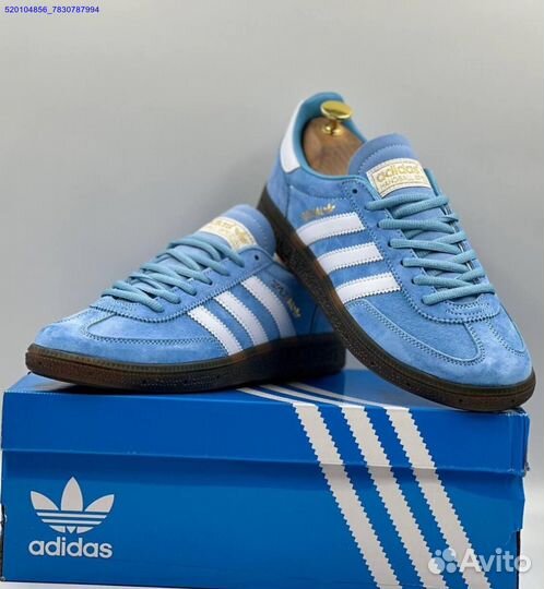 Кроссовки Adidas Spezial Blue (Арт.66843)