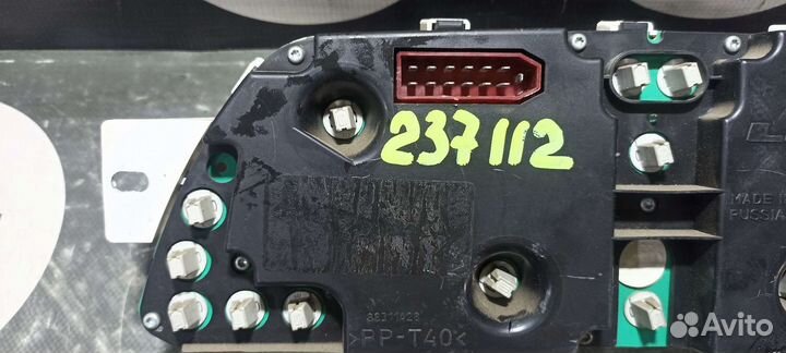 Приборная панель 2 окна Ваз 2110 2112 2113 2114