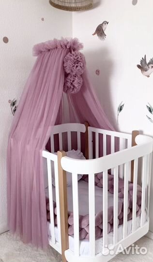 Балдахин в кроватку с держателем