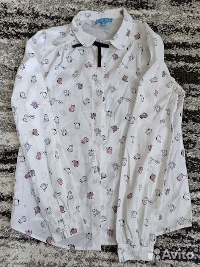 Рубашка блузка школьная 164, форма