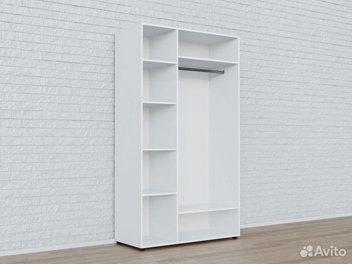 Шкаф 3 дв Токио, белый