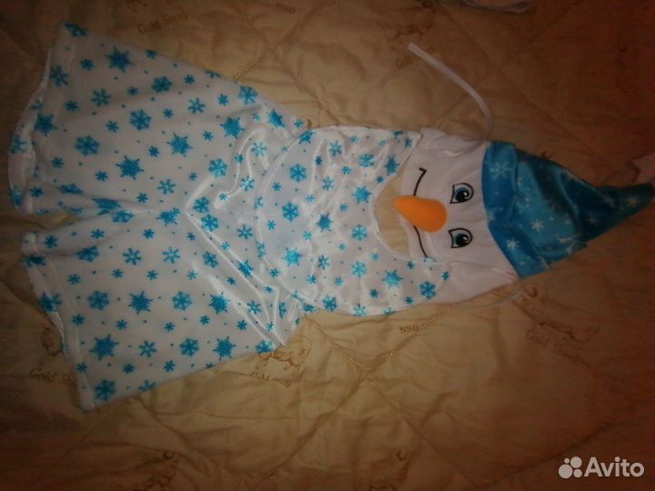 Костюм снеговика для мальчика 116-122