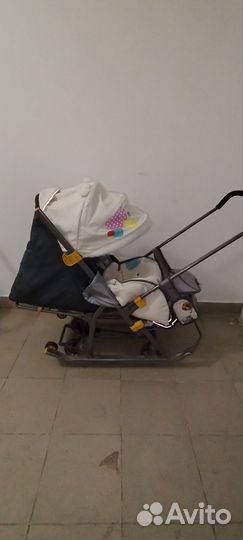 Коляска санки