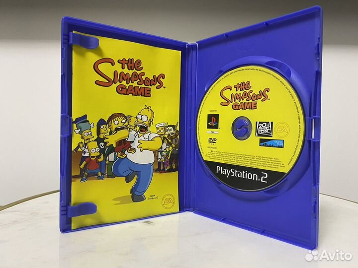 The Simpsons Game Sony Playstation 2 PAL лицензия