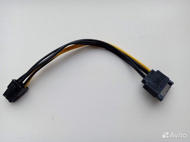 Кабель питания PCI-E 6 pin на 8 pin (6+2 pin)