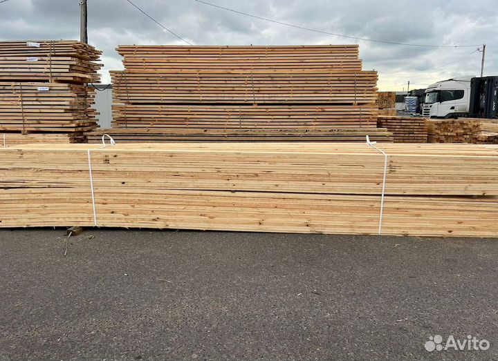 Доска обрезная 25х150х6000мм от производителя