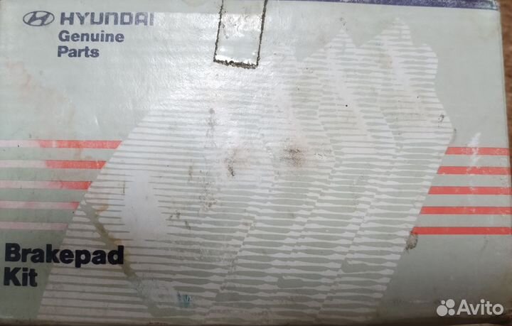 Тормозные колодки передние на Hyundai/Kia