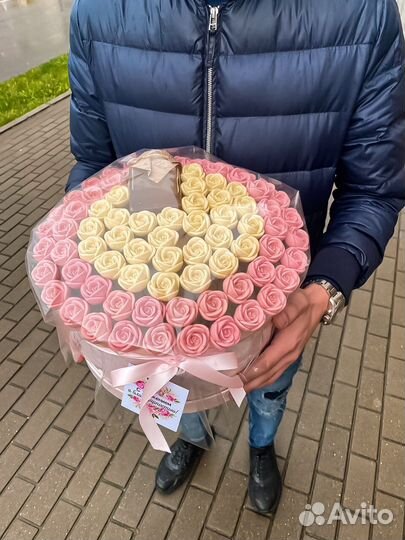 Букет из шоколадных роз