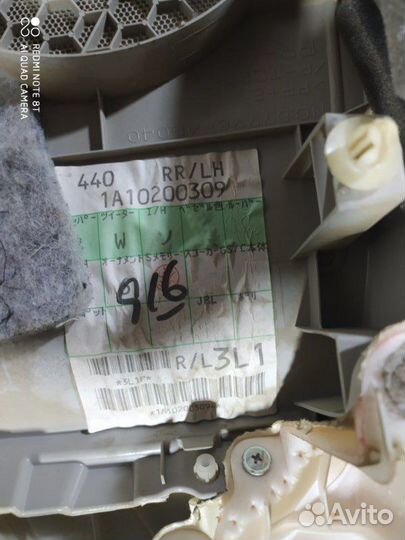 Обшивка двери задняя левая Lexus Rx AL10 2grfe