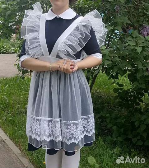 Школьная форма с фартуком