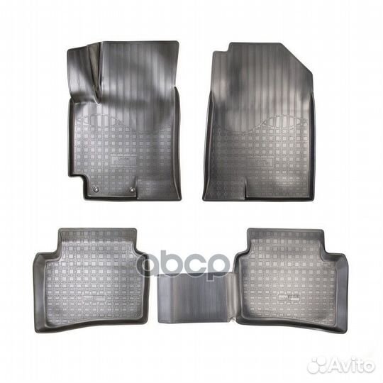 Коврики салона полиуретан Kia Rio (FB) 3D (2017