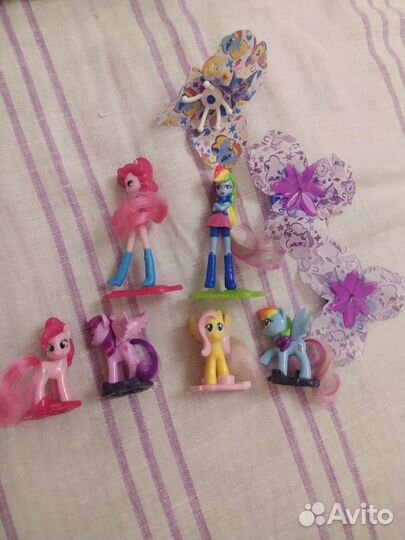 My little pony раскраска и мини фигурки