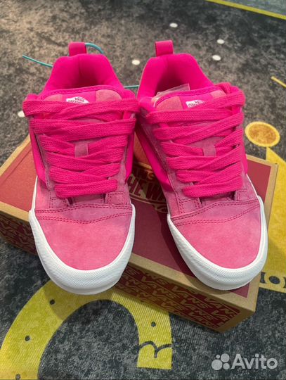 Vans Knu Skool дутыши Pink Оригинал (Poizon )