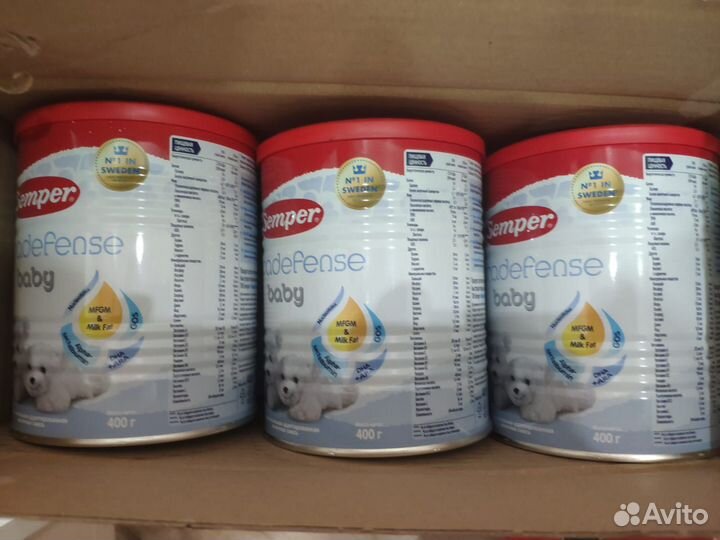 Смесь Semper Baby Nutradefense 1, 0-6 месяцев, 400