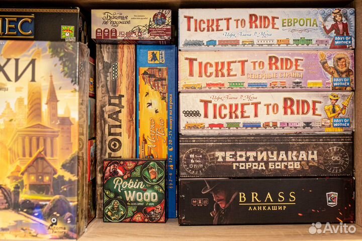 Настольные игры в аренду/напрокат (очень много)