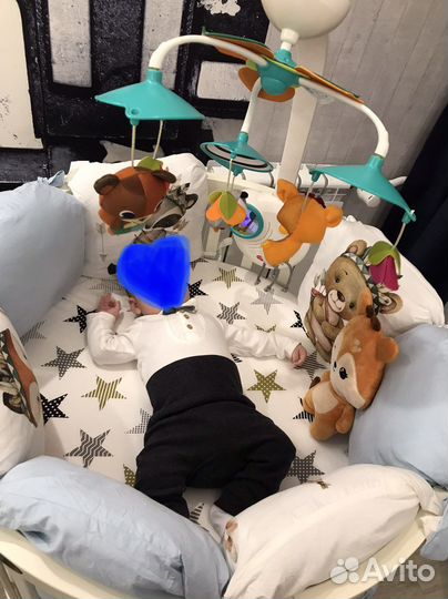 Круглая/овальная кровать трансфомер