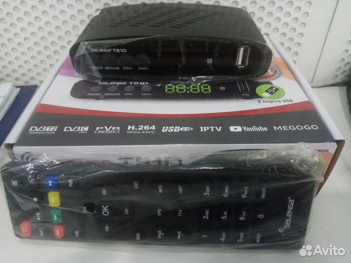 Приставка для цифрового телевидения selenga T81D