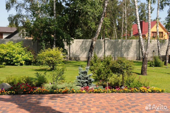 Бетонные заборы