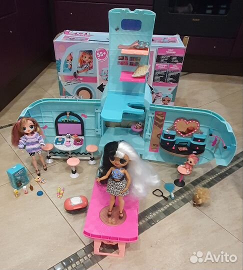 Глэмпер/ автобус лол с куклами lol/ l.o.l omg