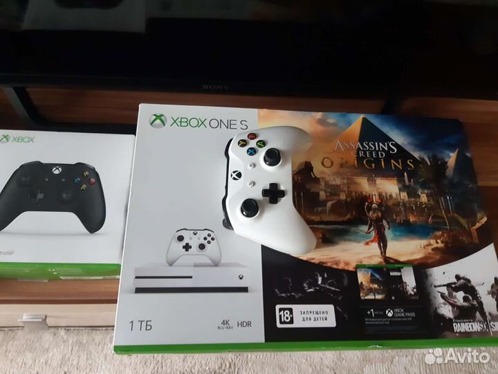 Xbox One s 1tb с играми