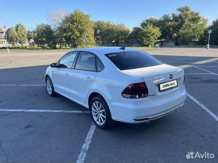 Volkswagen Polo 1.6 AT, 2017, 115 000 км