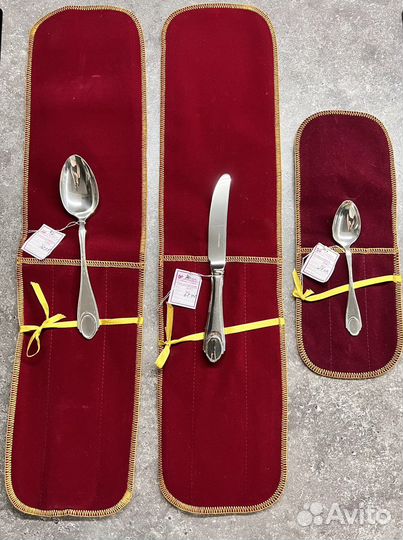 Столовые приборы серебро