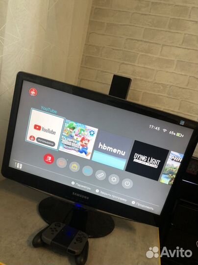 Монитор samsung 22 + переходник на hdmi