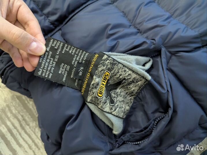 Пуховик Salewa двухсторонний Gore tex Windstopper