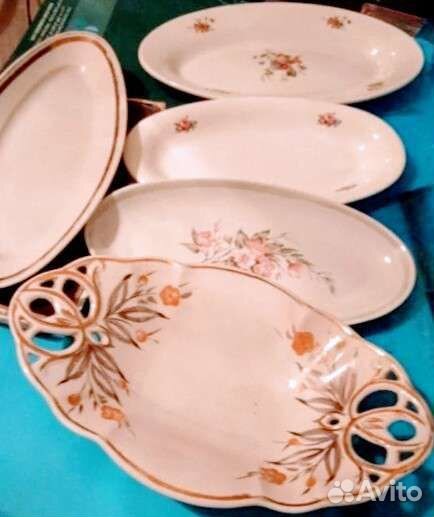 Ладки Сахарницы Ладки Селёдочницы хрустал фарфор