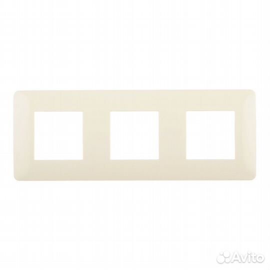 Рамка Unica NEW studio NU200644 трехместная универ