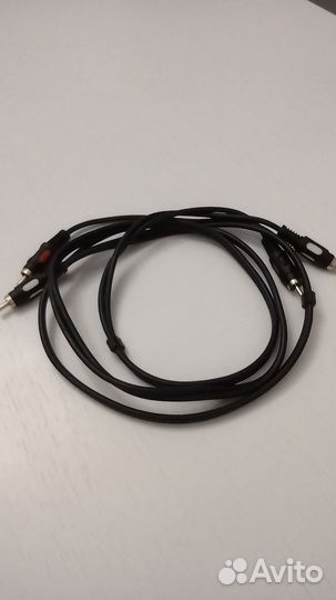 Аудиокабель 2RCA - 2RCA rexant 1 метр
