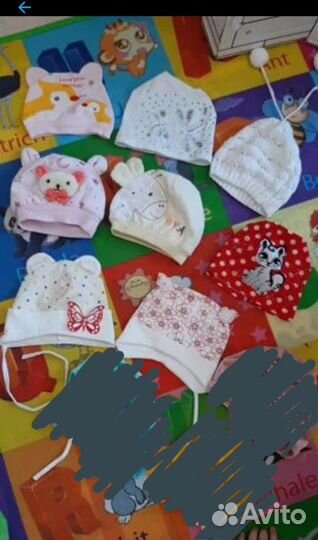 Детские шапочки для девочек