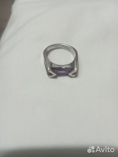 Кольцо серебро