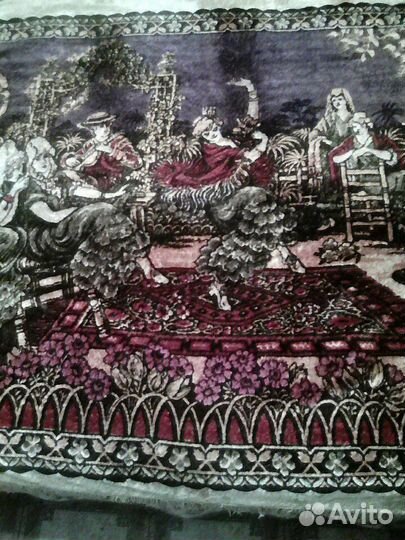 Ковер плюшевый « Испанский танец » СССР