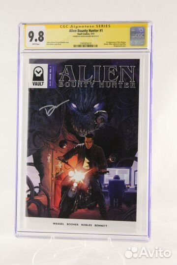 Комикс Alien Bounty Hunter #1 с автографом